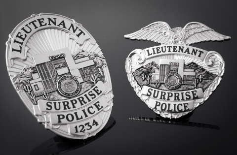Surprise Police Arizona badges