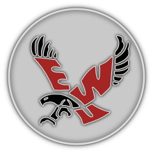 Custom EWU Center seal art proof by Smith and Warren