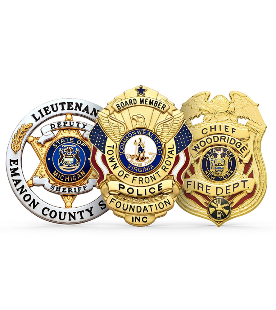 custom law enforcement badges online