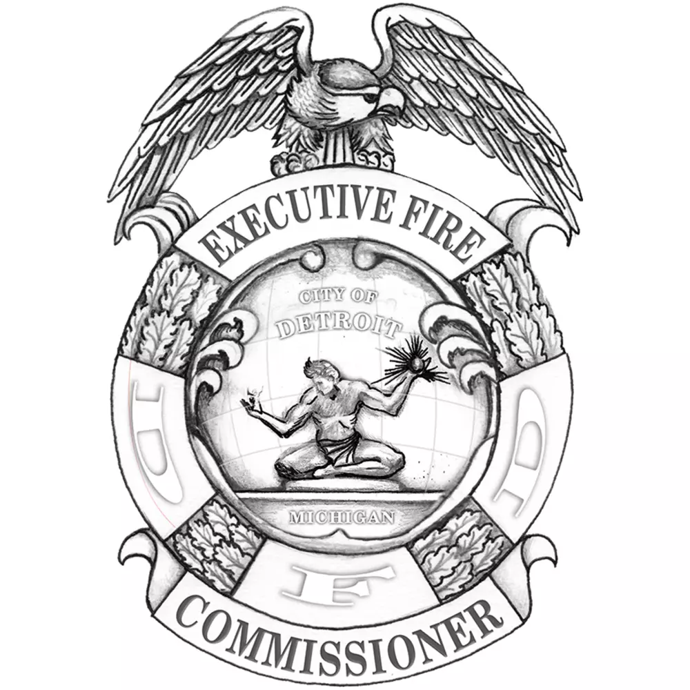 Detroit Fire Badge