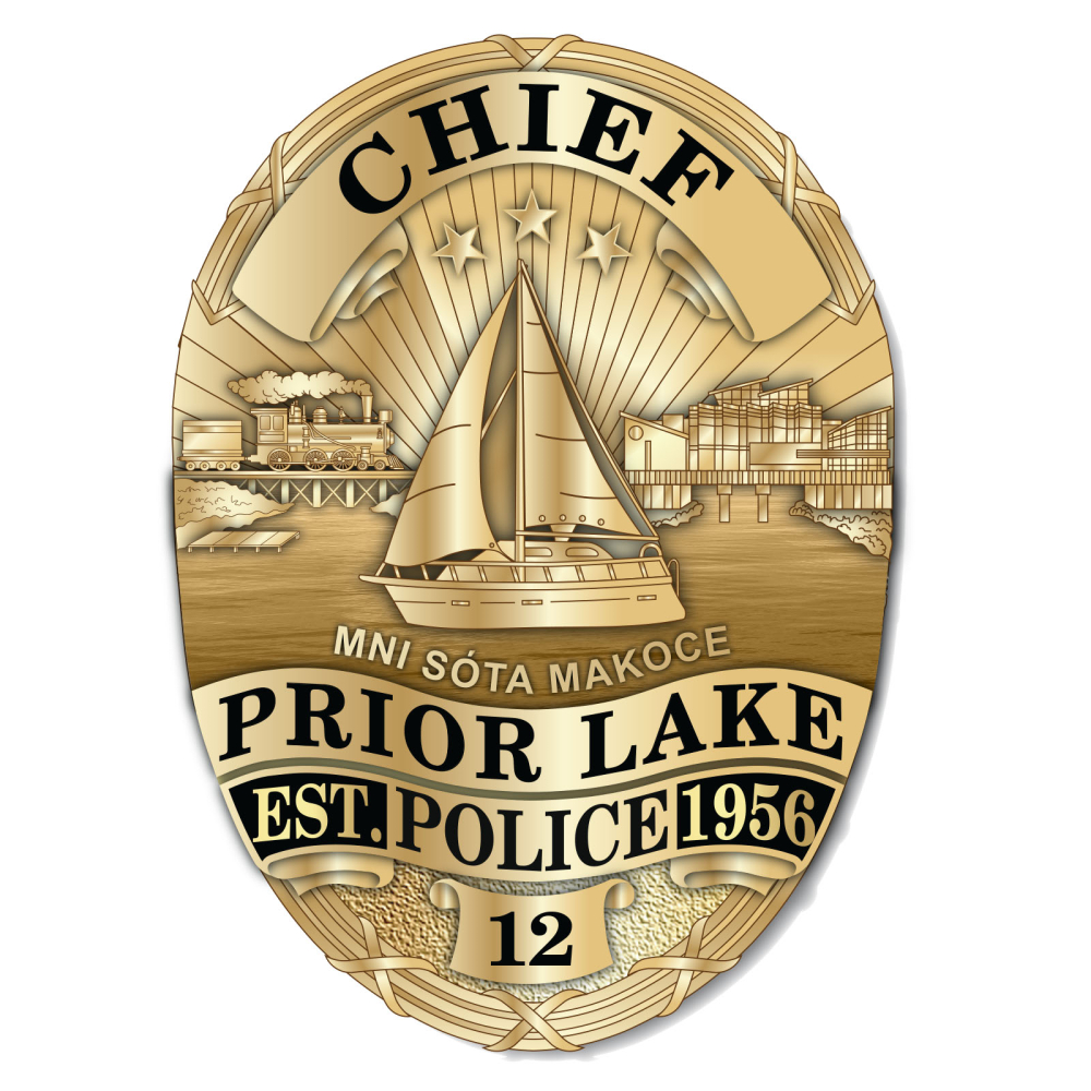 Prior Lake Police Vector Illustration 