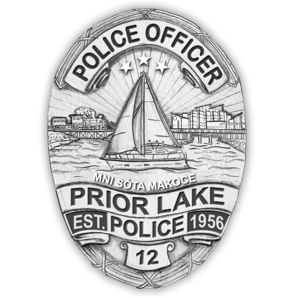 Prior Lake Police Sketch Badge